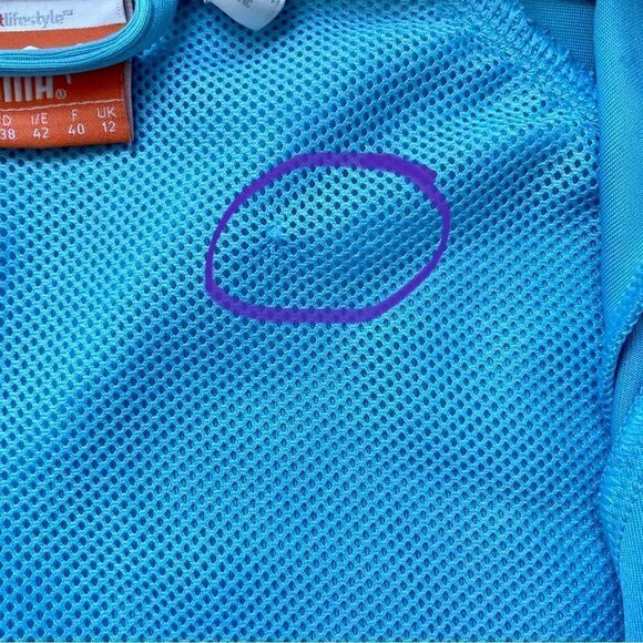 Puma BMW Athletics Bright Blue Light Softshell Jacket - Size: Medium - Picture 9 of 13